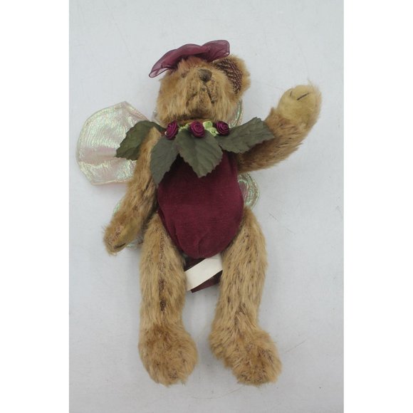 The Bearington Tinker Brown Fur Angel Bear - Picture 1 of 8